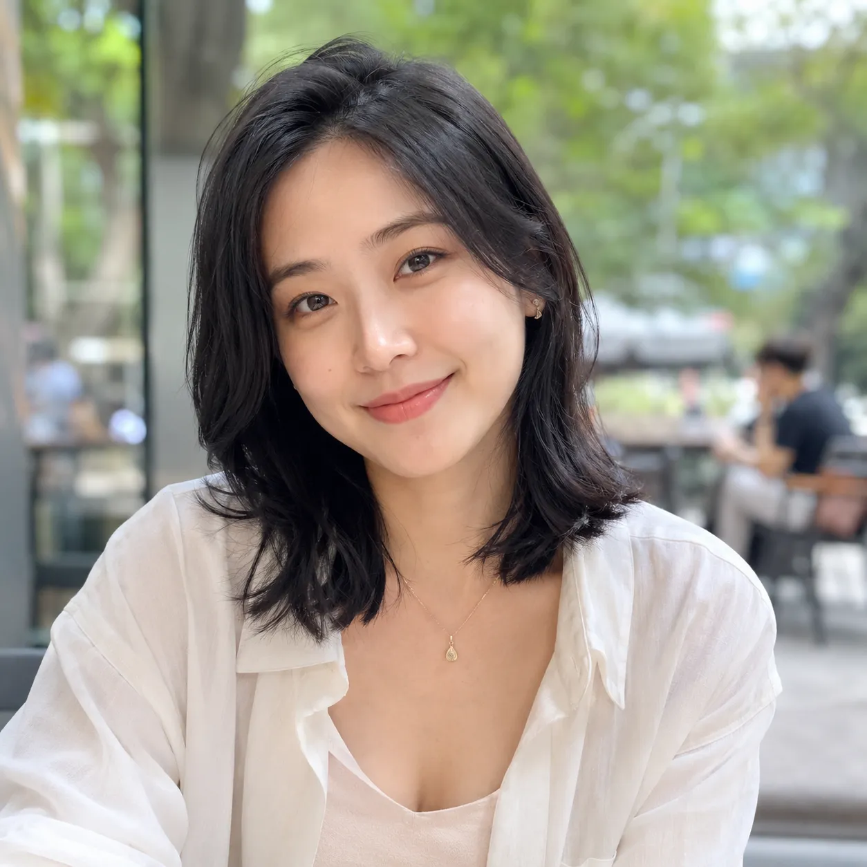 Layered or textured bob